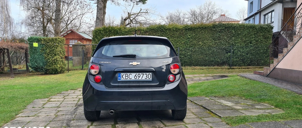 Chevrolet Aveo cena 14400 przebieg: 244500, rok produkcji 2012 z Bochnia małe 106